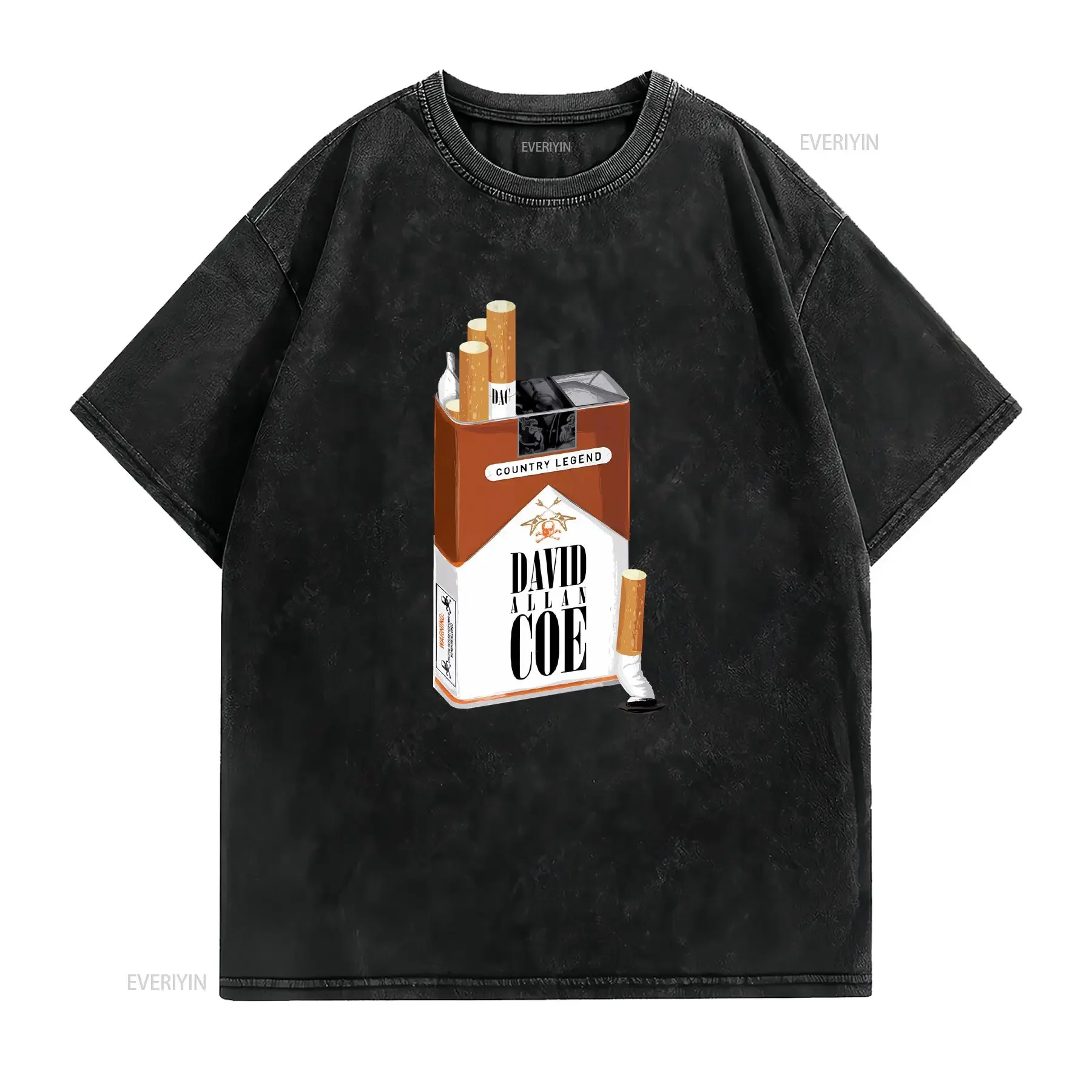 80s David Allan Coe Funny S 235XL T Shirt 1N1045 vintage Washed fashion homme Top For Everyday Wear Slightly Stylish Stretched