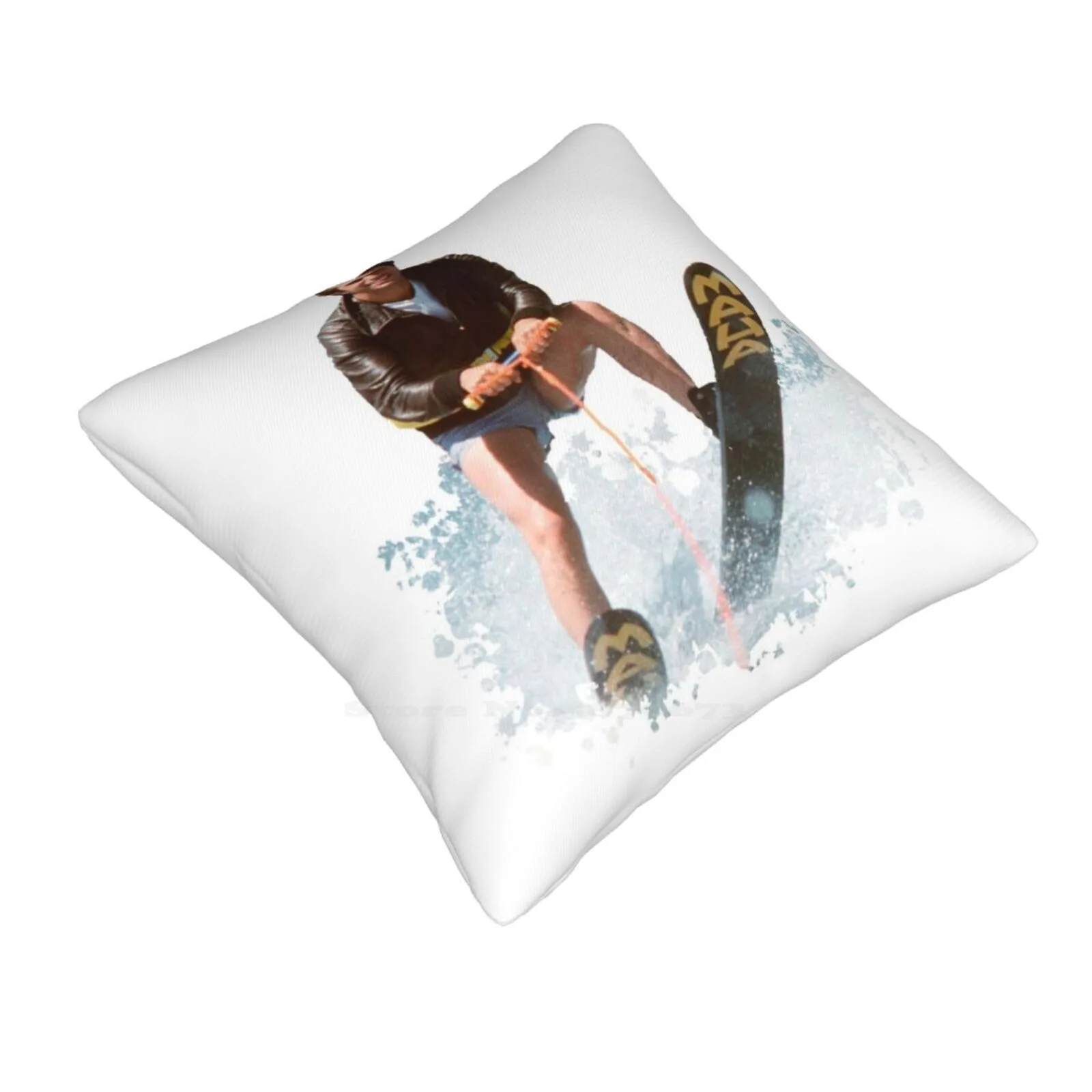 Jump The Shark Home Sofa Car Cushion Cover Pillowcase Fonzie The Fonz Jump The Shark Vintage Retro 70S Happy Days Waterskiing