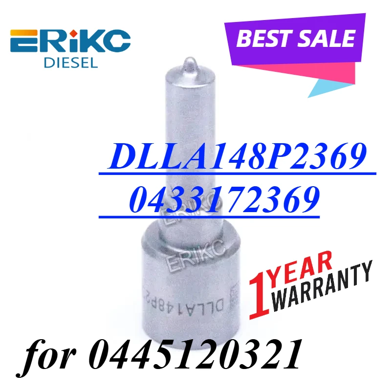 

ERIKC DLLA148P2369 Nozzle 0433172369 Diesel Pump Injector DLLA 148P2369 Fuel Injector DLLA 148P 2369 for Sprayer 0445120321