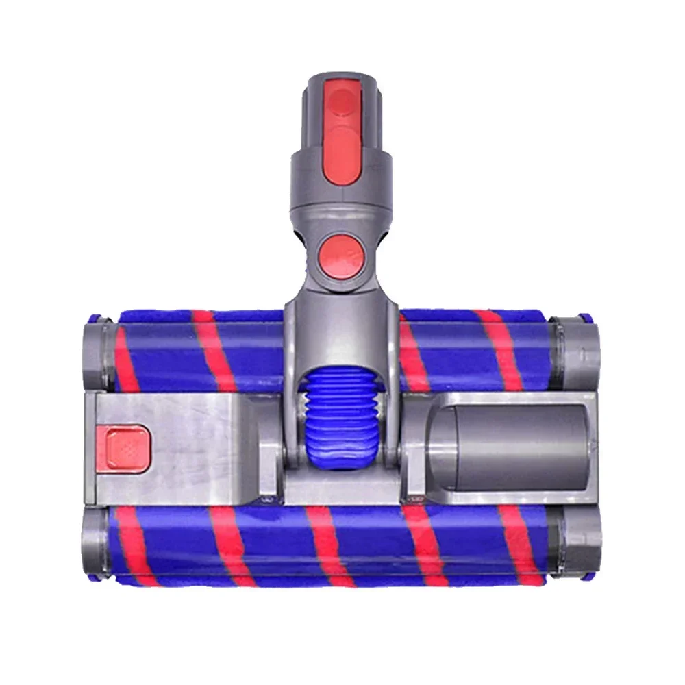 1PC Electric Turbo Floor Roller Brush Head for Dyson V8 V7 V10 V11 Vacuum Cleaner Brush Parts Accessories with LED Lights