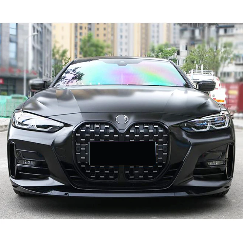 For BMW 4 Series Accessories Three Piece Car Front Bumper Split Lip Body Kit Spoiler 2021 Year G22 425 420 Modification