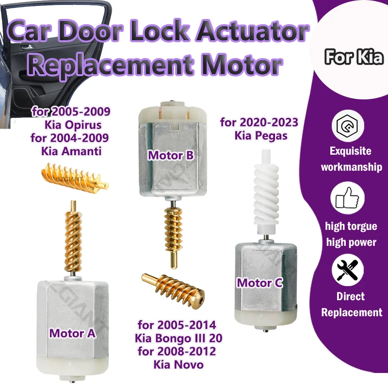 

1021347 9T3228/FC-280SC-18180/BN644Y28 Car Door Lock Actuator Replacement Motor For Kia Opirus/Amanti/Bongo III 20/Novo/Pegas
