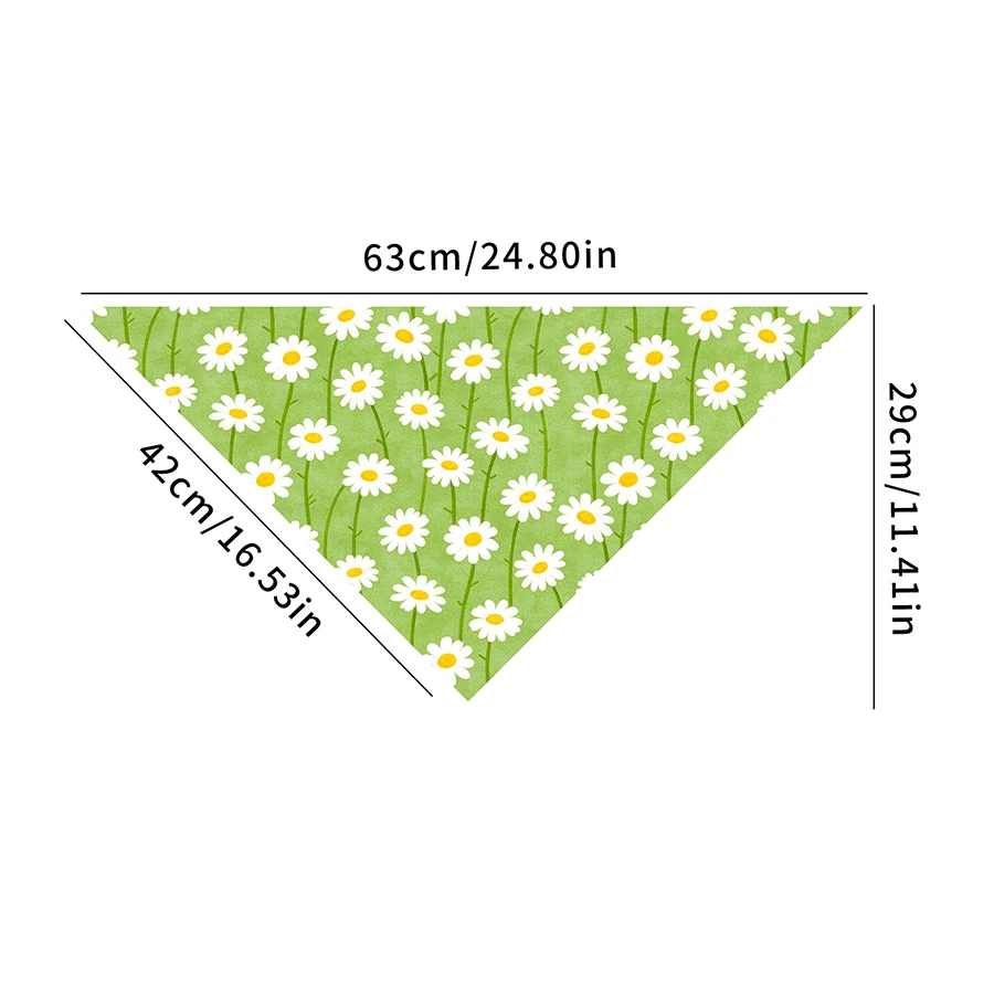 Pañuelo floral para perros y gatos – accesorio práctico de mascotas - imagen 4