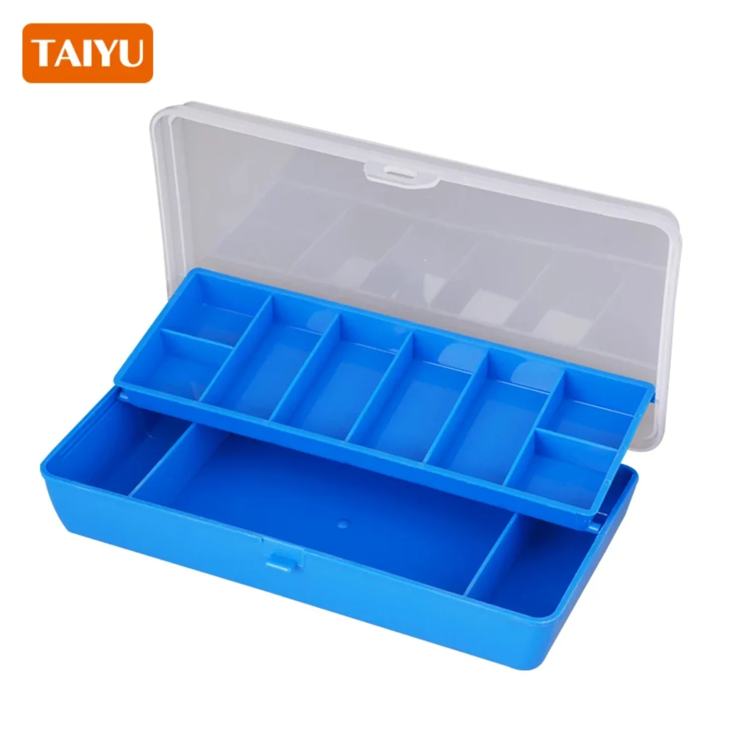 

Portable Fishing Tackle Box 11 Compartments Double-deck Case Carp fishing accessories Lure Hook Soft Bait tool box