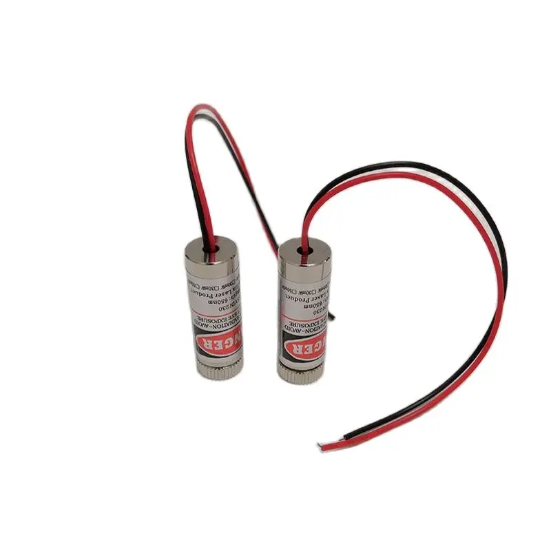 Imagem -03 - Ponteiro Laser de Alta Potência com Comprimento Focal Ajustável Tubo Laser Industrial Vermelho Módulo Principal 12v dc 36v 650nm 5mw