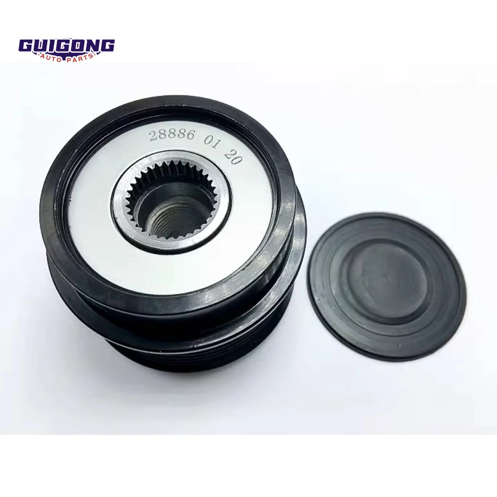 

GUIGONG Alternator Driven Coupling Pulley For Hyundai Elantra i20 i30 i40 ix20 ix35 Veloster Kia Carens Cee'd Rio Soul Venga