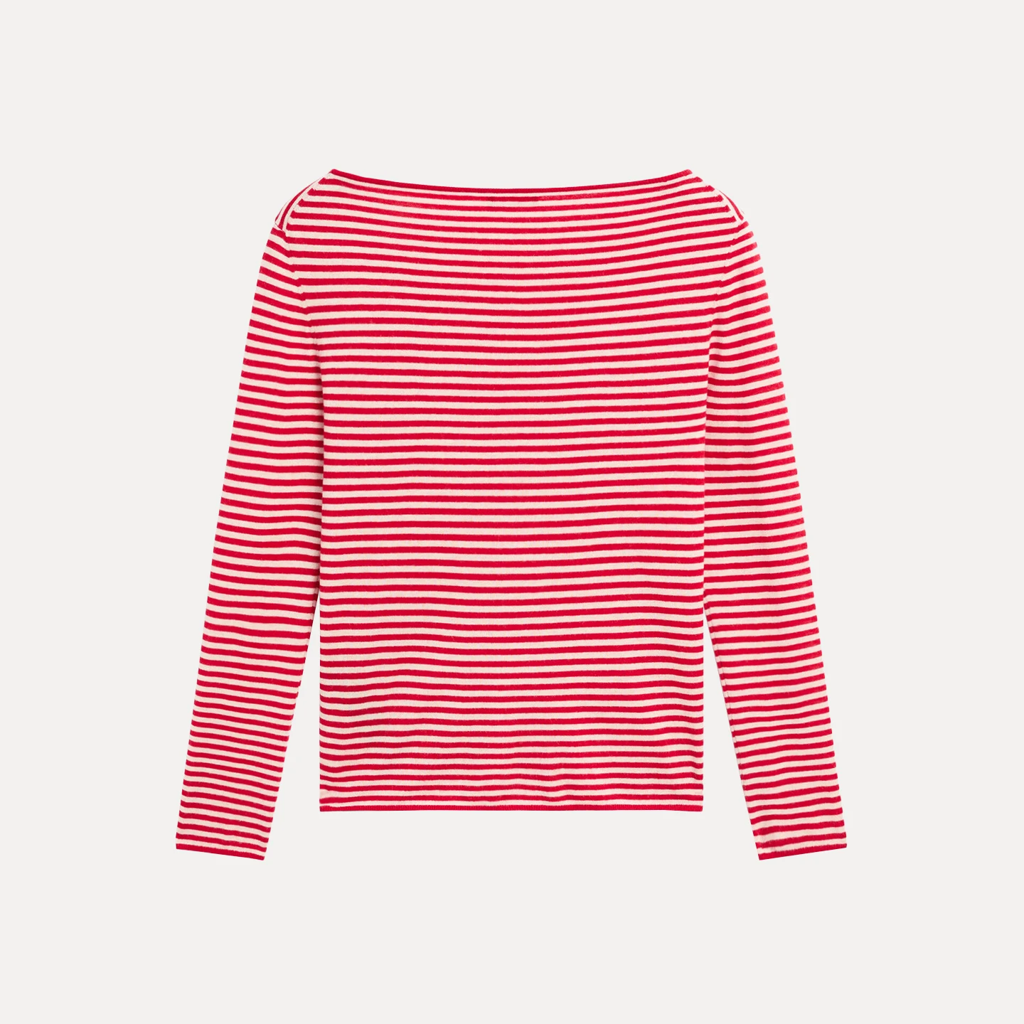 カジュアルストライプボートネックニットウェアレディーススリーブ秋新作Zdataヨーロッパファッションロングスリーブガールズ