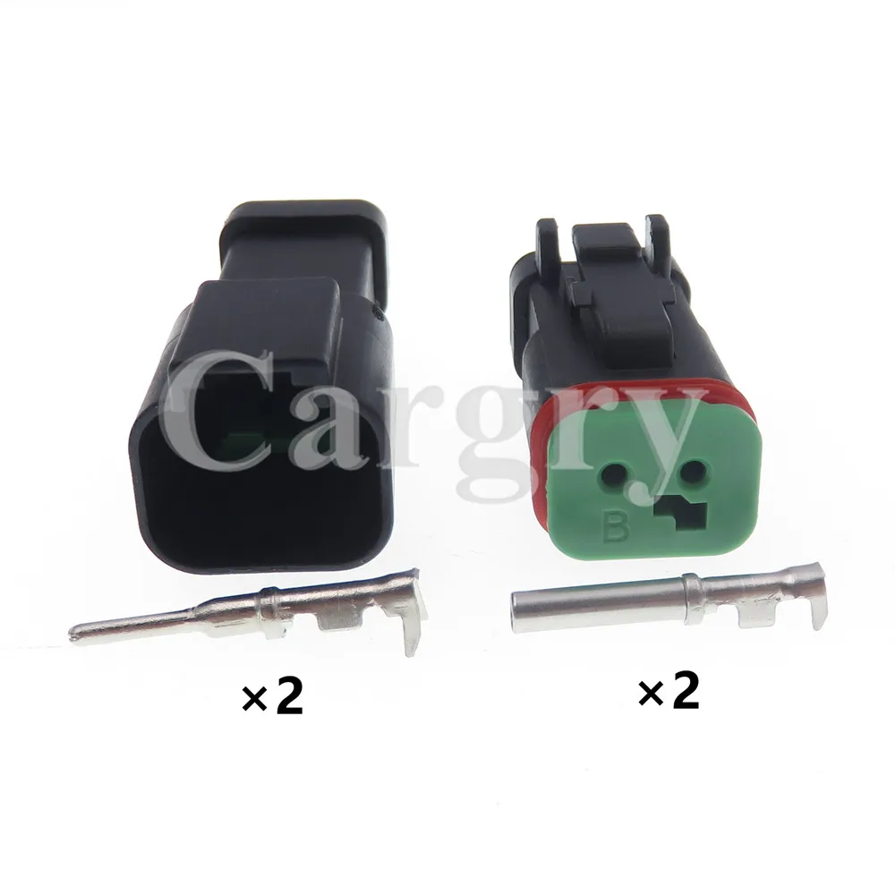 1 Set 2P DT04-2P-E005 DT06-2S-EP06 AC Assembly Auto Wire Connector Car Waterproof Connector Automobile Electrical Adapter