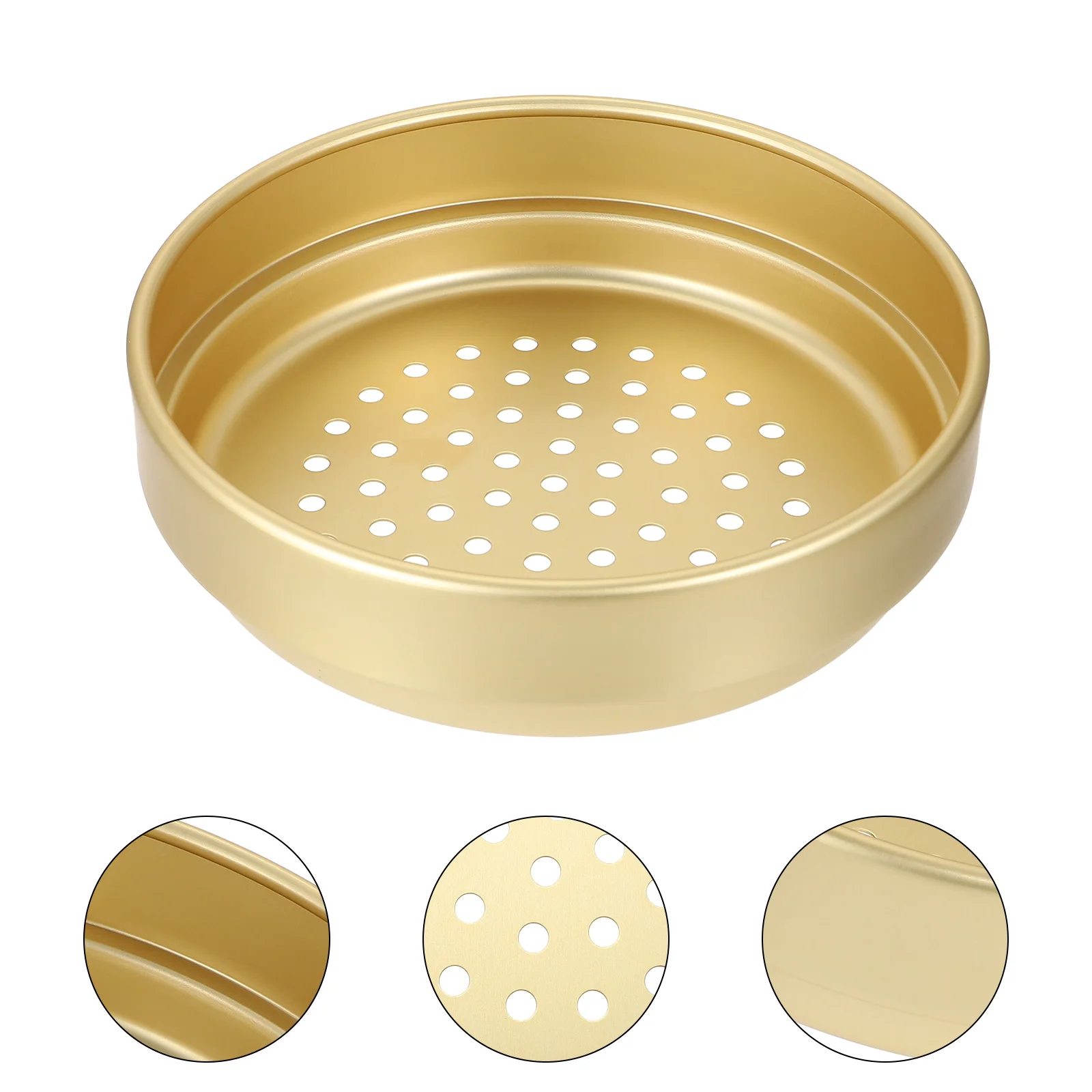 

Aluminium Alloy Steamer Basket Kitchen Supplies Mesh Food Steamer Perfect for Rice Eggs Buns Potatoes Corn Sweet