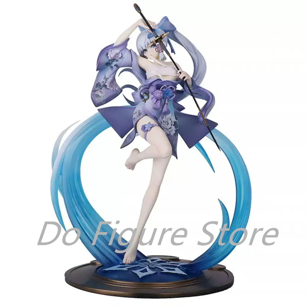 

25cm Anime Genshin Impact Figure Kamisato Ayaka Figures Kamisato Figurine Pvc Model Collectable Ornament Toy Doll Christma Gifts