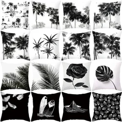Sofa Pillow Cushion Wholesale Nordic Modern Simple Black and White Wind Car Pillowcase