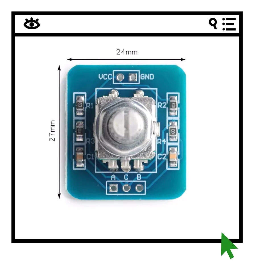 

5 шт. модулей поворотных энкодеров с углом вращения 360 градусов