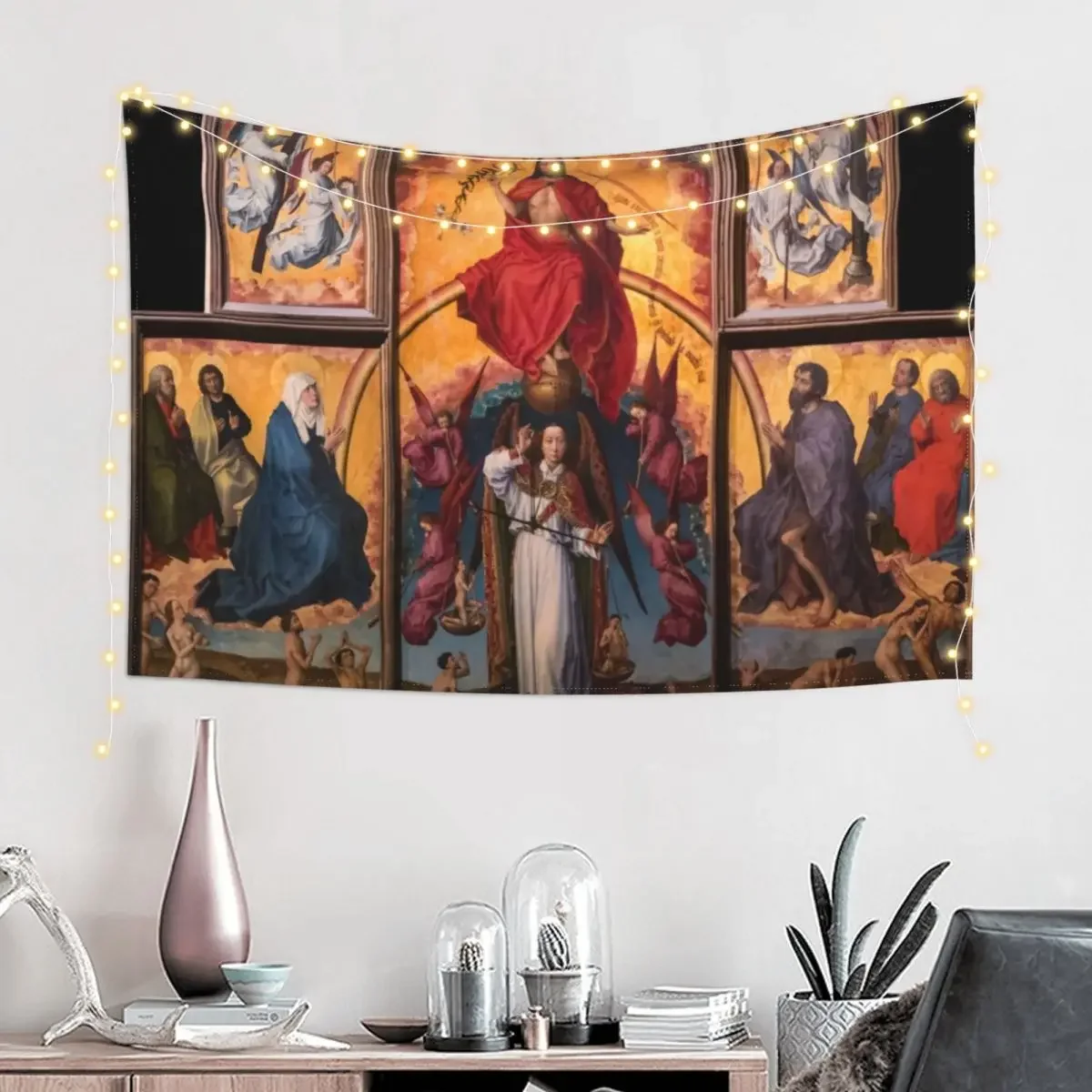 Rogier Van der Weyden - Beaune Altarpiece Tapestry Decoration For Rooms Wall Deco Decoration For Home Tapestry