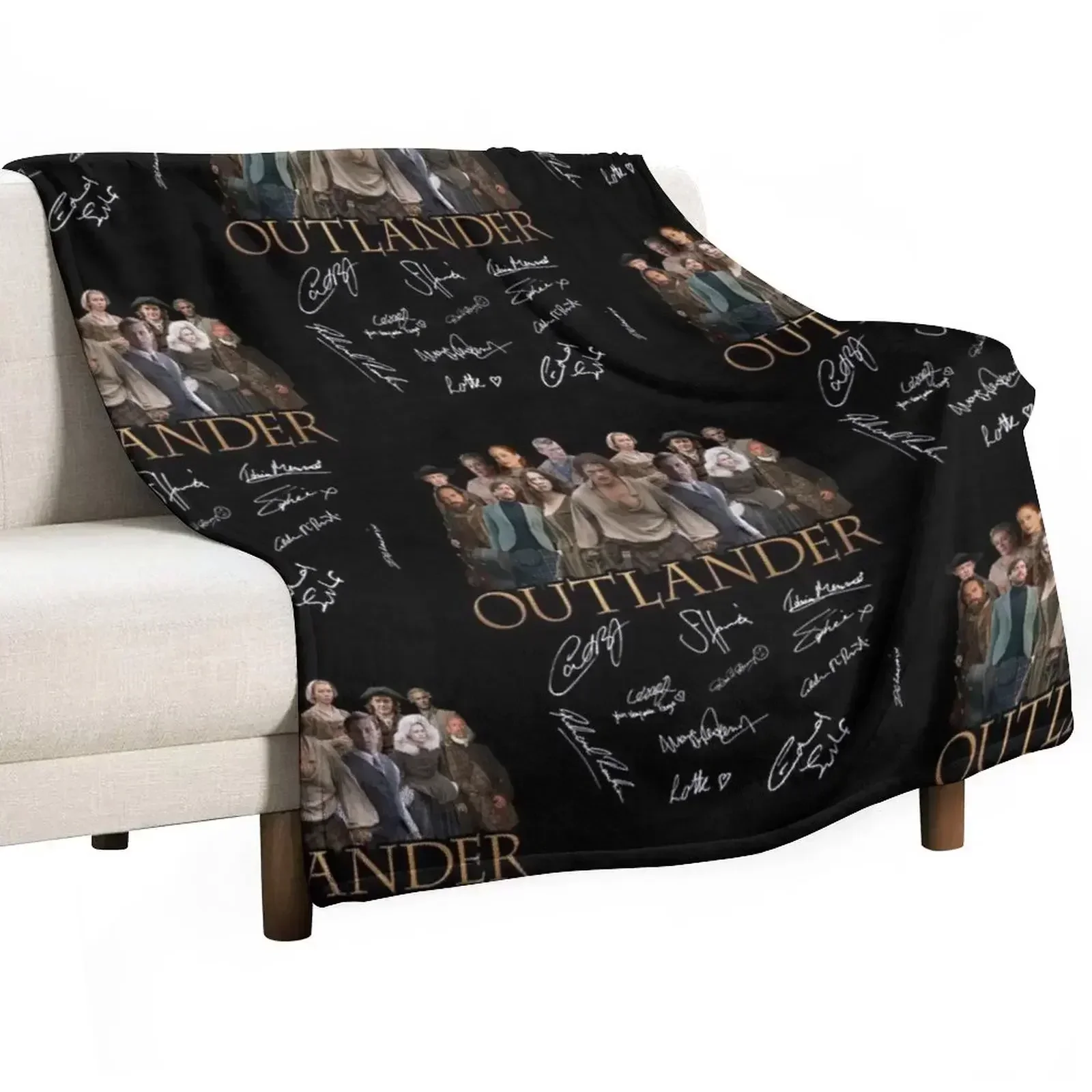 Outlander Signature Throw Blanket Designers Luxury Brand Sofa Throw Blankets