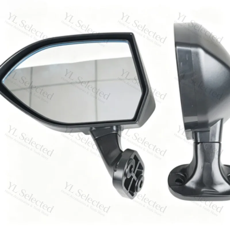 Suitable for  Tricycle Four Wheeler Electric Car Rearview Mirror Aluminum Alloy Base Reflector Foldable Reversing Mirror 1PC