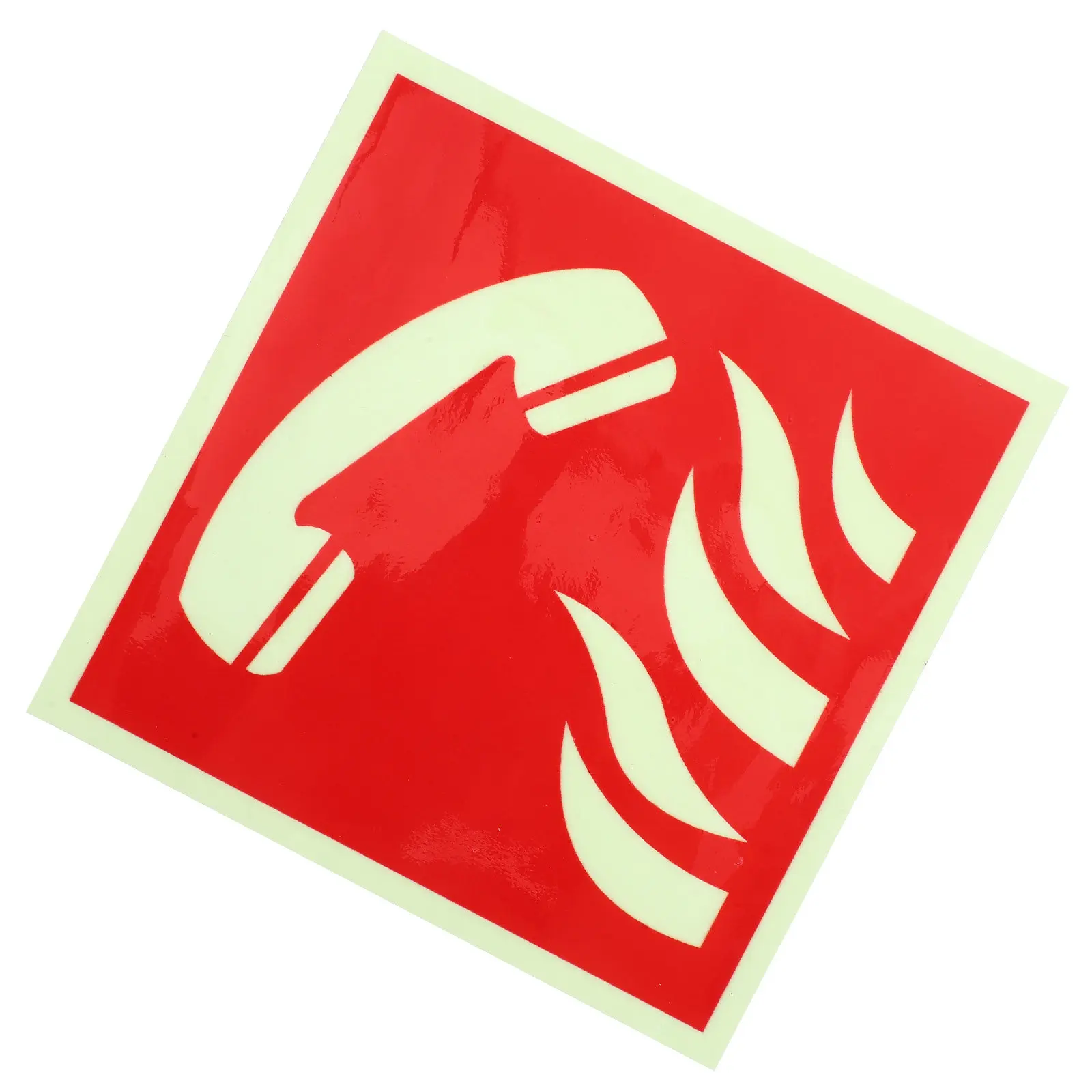 

Fire Emergency Indication Sticker Self Adhesive Glossy Tear Resistant for Underground Facilities Basements Subterranean
