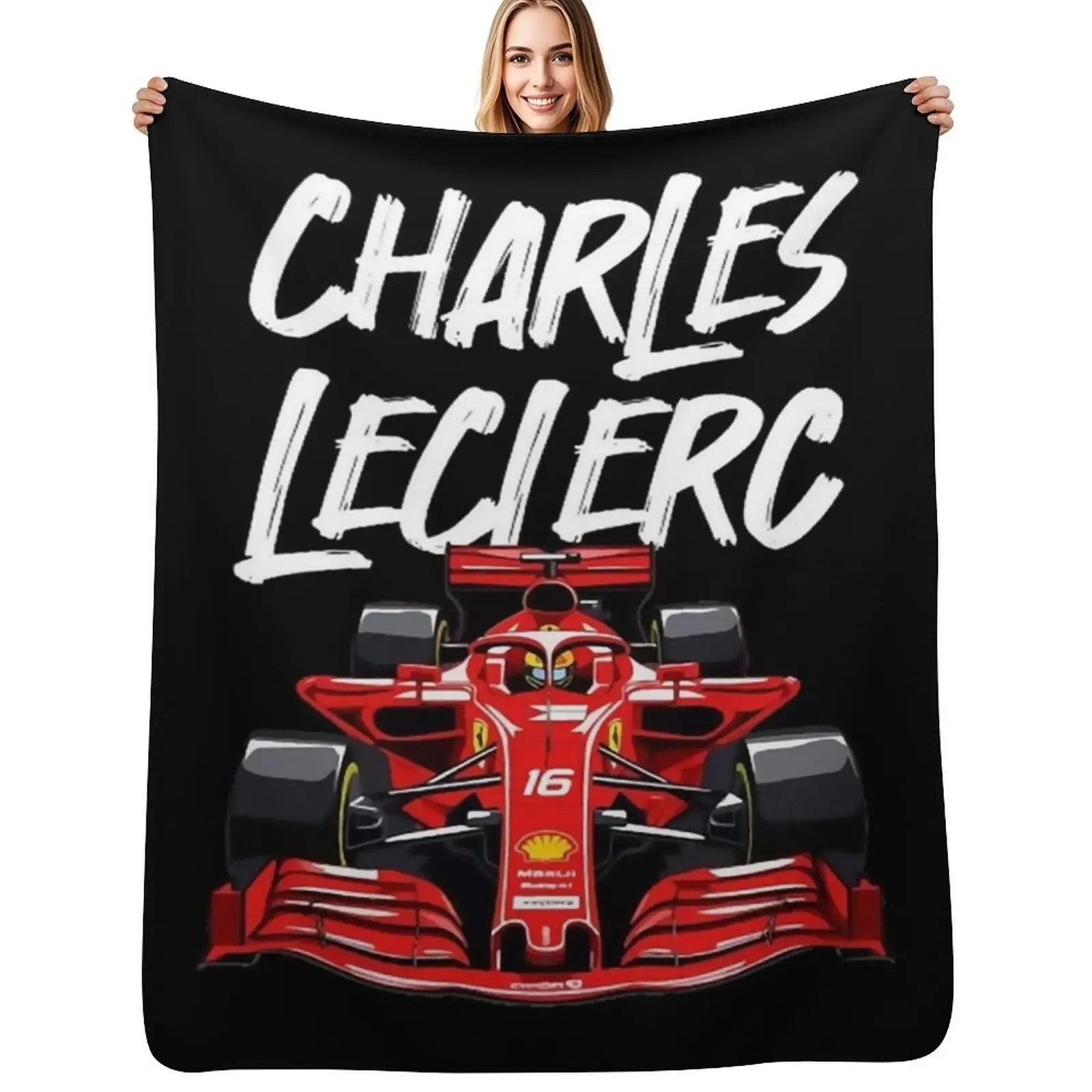 

Charles racer Leclerc Throw Blanket Thins Luxury Brand Hair Blanket