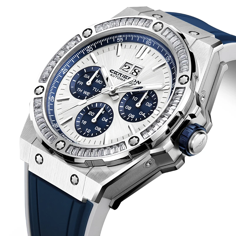 

Новые механические часы Rainbow Visual Color Diamonds для мужчин, автоматические дизайны Pagani, механические наручные часы erkek kol