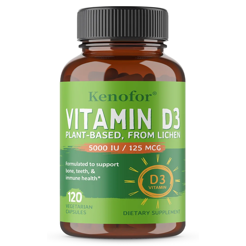 

Капсулы с витамином D3 - 5000 МЕ, способствуют здоровой работе мышц и поддержке иммунитета, а также здоровью костей и нервной системы.