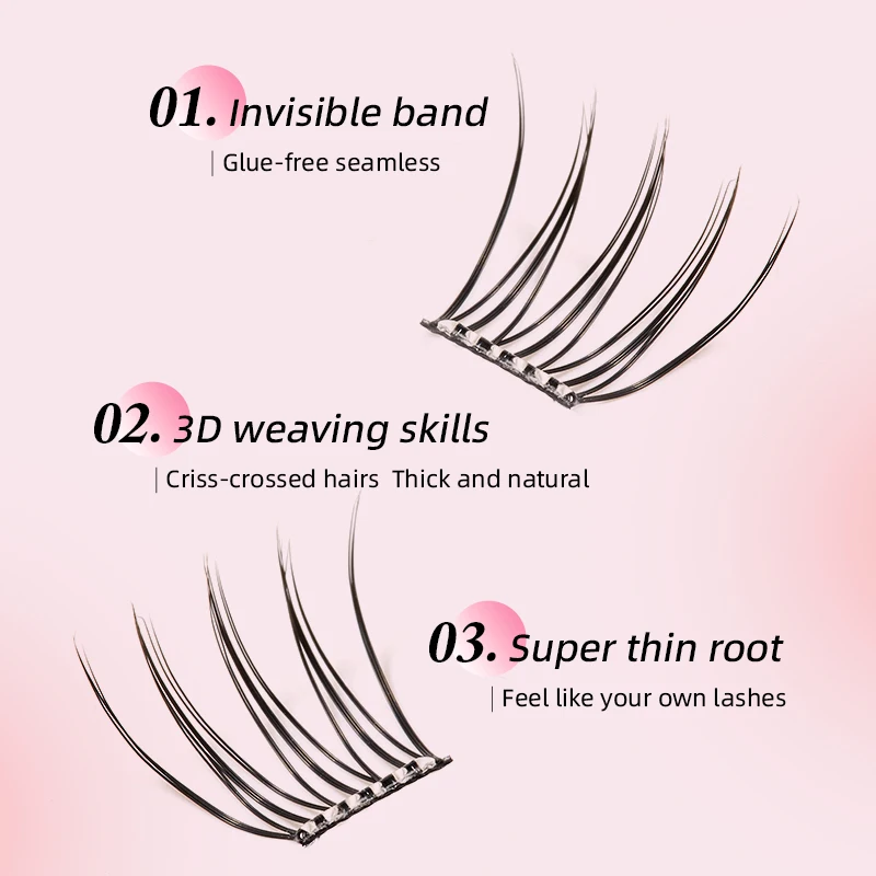 ナチュラルまつげクラスター,マンガまつげ,ソフトつけまつげ,デイリーメイク,韓国語