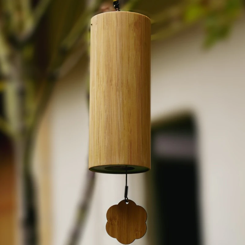 

8-тональный колокольчик для медитации, звуковое исцеление, бамбуковые колокольчики, уличный сад, пейзажный колокольчик, портативный подвесной диатонический колокольчик