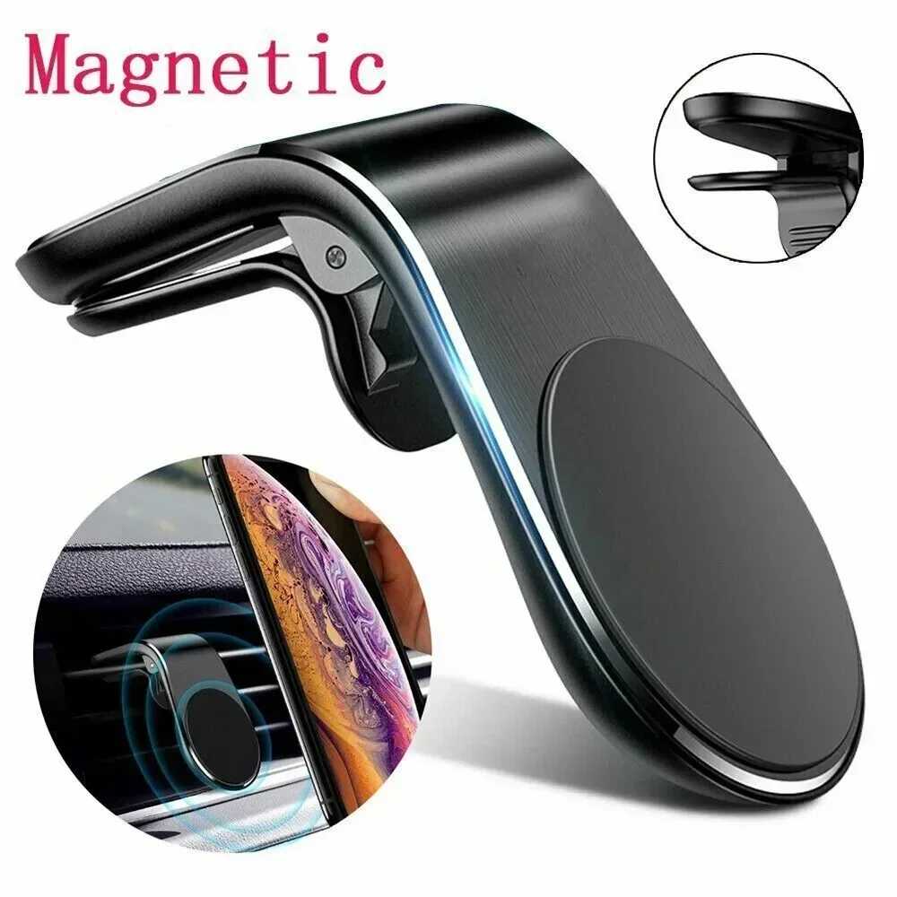 

Magnetic Car Phone Holder Air Vent Clip Mount 360 Rotation Mobile Bracket GPS Cell Phone Stand in Car For IPhone Samsung Huawei