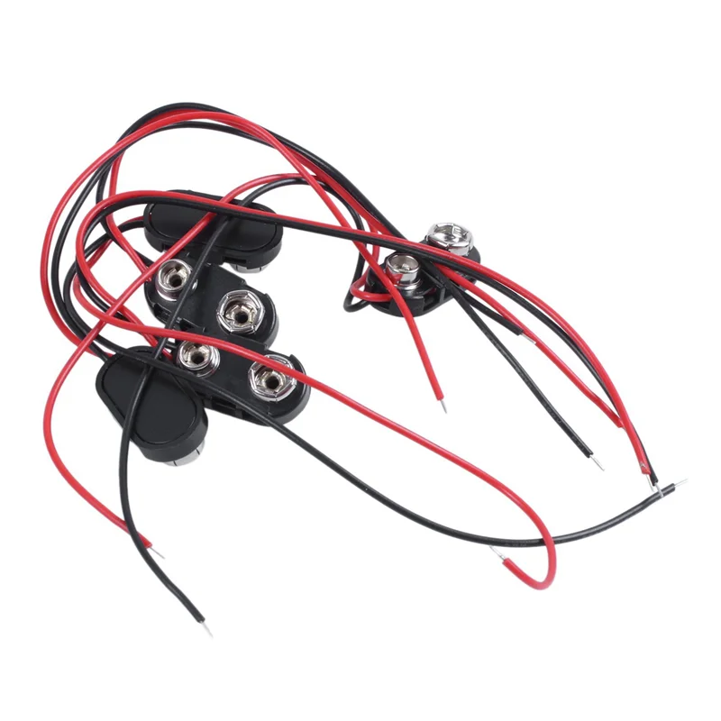 EDT-50 X علبة بلاستيكية سوداء 14، 99 سم 2 - كابل موصل 9 فولت بطارية قابلة للشحن