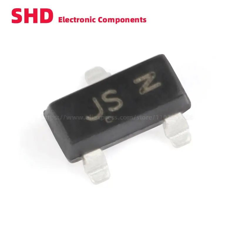 100PCS BAS21 BAS21LT1G JS SOT-23 250V 225mA SMD Switching Diode Original