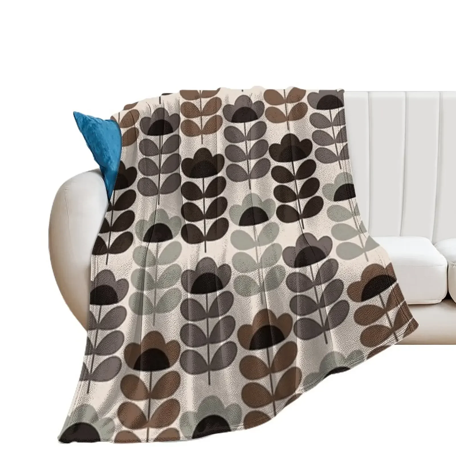 

orla kiely stem flowers patterns,orla kiely design Throw Blanket Thermal Blankets For Baby christmas gifts for sofa Blankets