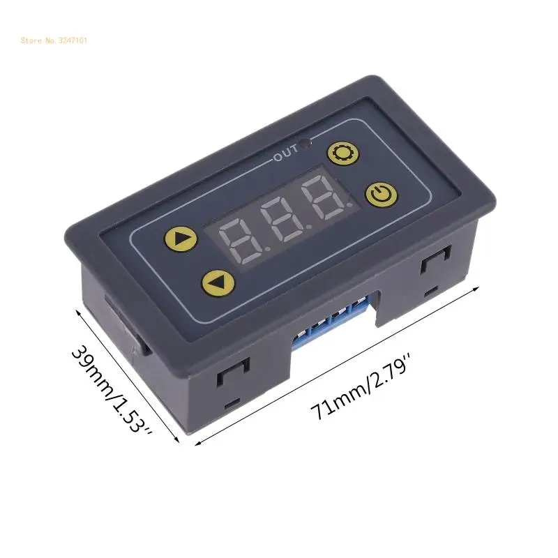 Portable Delay for Time Module with LCD Display for DC 5V 12V 24V 110V 220V Adjustable Control Timing Dropship