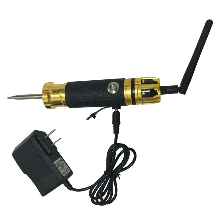 005 Real Gold AKS Metal Detector with Filter and Original Case for Silver Gem Diamond Underground Long Range Detect