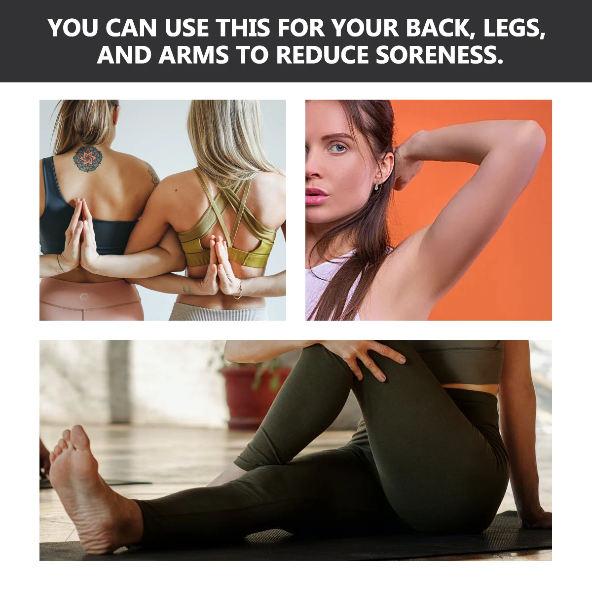 

2pcs Yoga Column Massager Muscle For Deep Tissue Therapy Back Legs Arms Physical Therapy Roller Yoga Accessories Spine