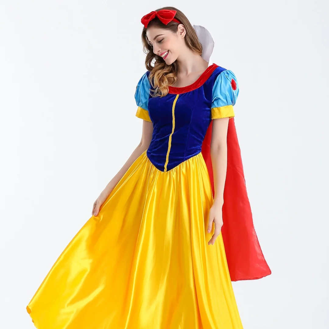 Disney Karakter Randapparatuur Sneeuwwitte Cosplay Kostuum Halloween Feest Kostuum Rekwisieten Vakantie Cadeau Uitvoering Kostuum