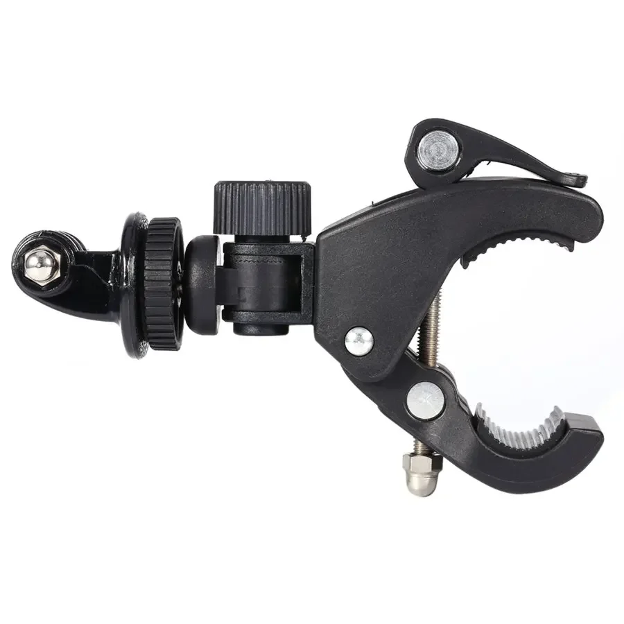 GloryStar siyah bisiklet bisiklet motosiklet gidon kolu kelepçe çubuğu kamera dağı Tripod adaptörü Gopro Hero 1 2 3 3 + 4