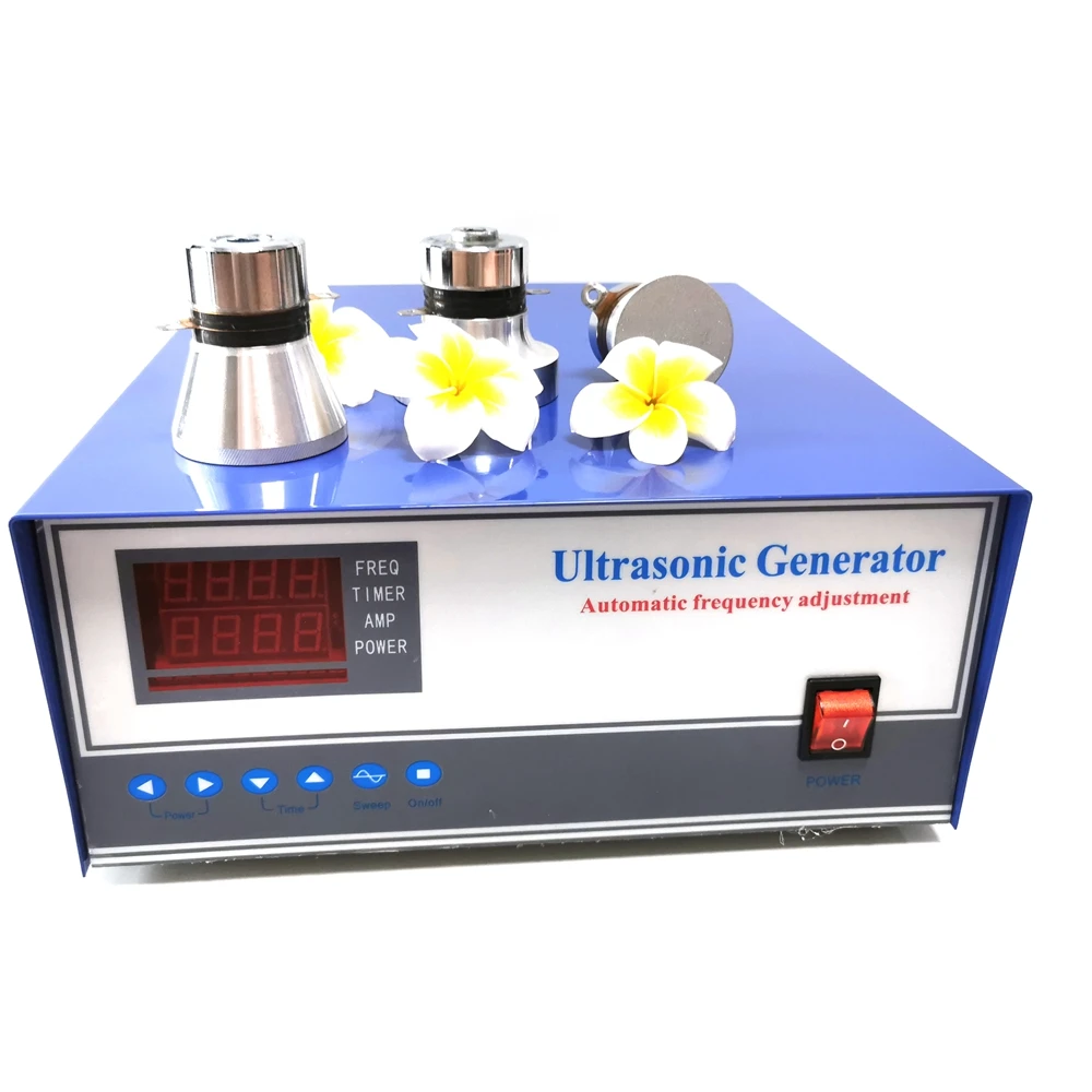 1 pcs 1200w Ultrasonic Generator And 50pcs Transducer