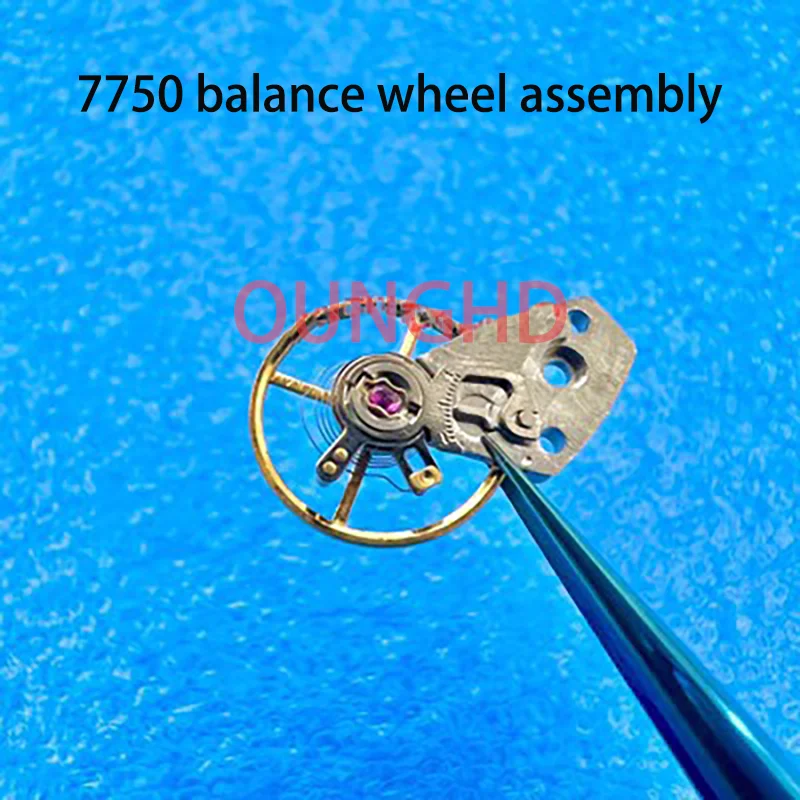 Watch Accessories Balance Wheel Assembly Including Hairspring Suitable for Domestic Shanghai 7750 Movement Watch Repair Parts