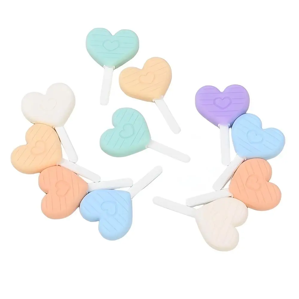 

Food Grade Silicone Dental Teeth Sticks Heart Shaped Bite Adhesive Orthodontic Dental Glue for Teeth Health Protection ﻿