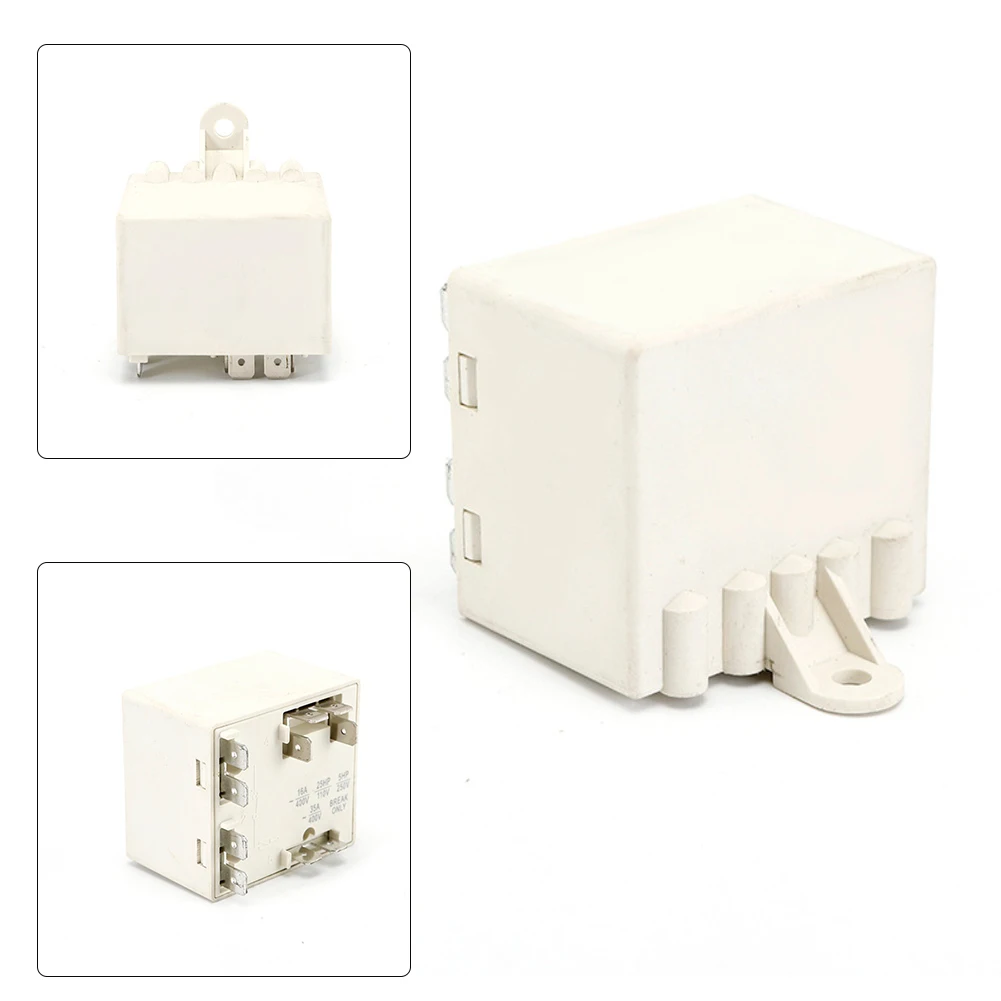 Compressor Start Relay SR VA3AG6D Connection Cable 16A/35A 220V AC For Ice Maker Plastic Start Relay Power Tools Accessories