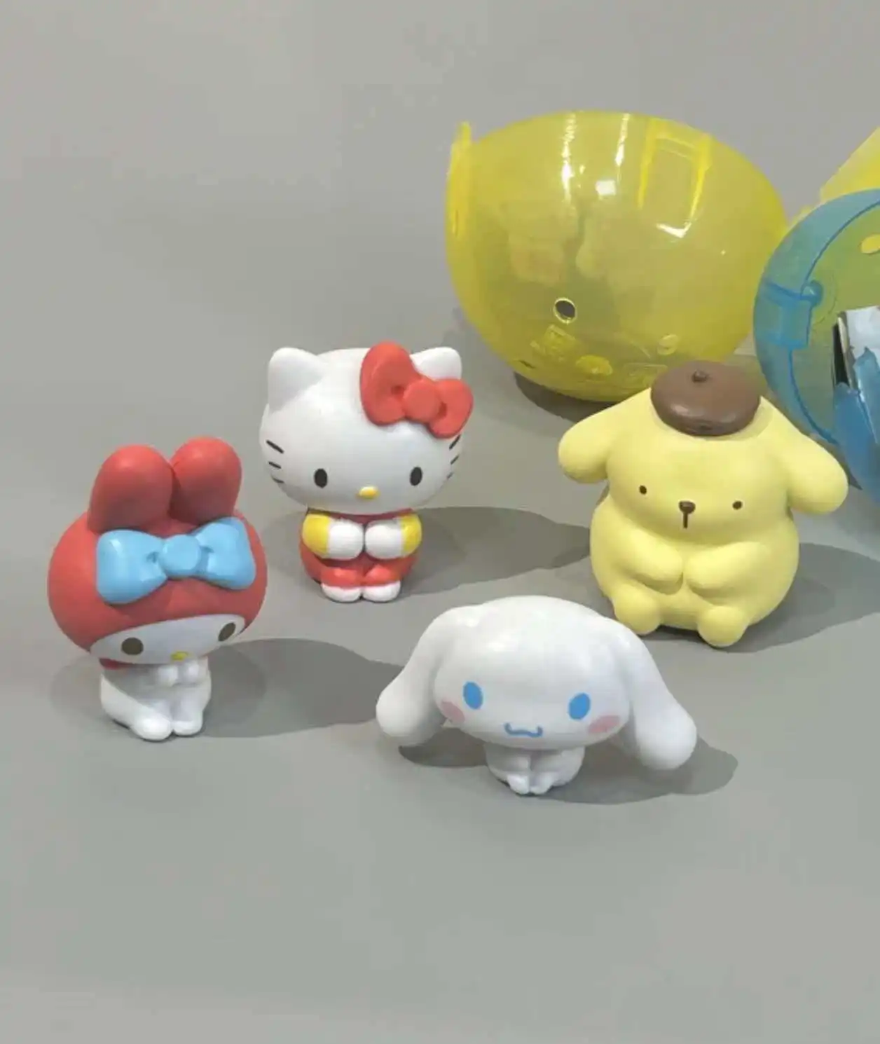 

New In Stock My Melody Pompompurin Kt Cat Cute Sitting Blind Box Toy Desktop Ornament As A Holiday Surprise Gift For Girls