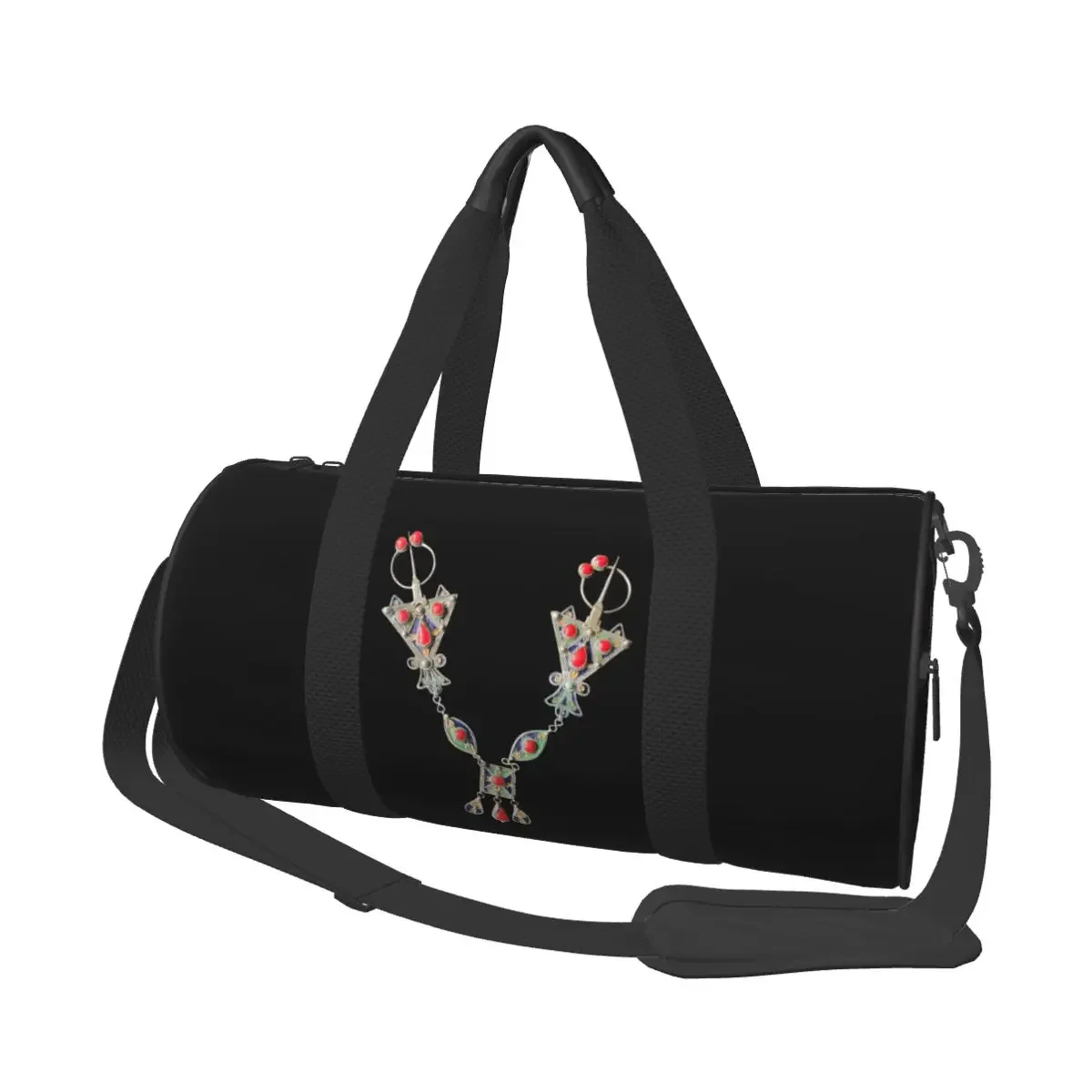 

Kabyle Jewelry Amazigh Большая спортивная сумка Многофункциональная дорожная сумка Duffle Сумки Сумка для фитнеса