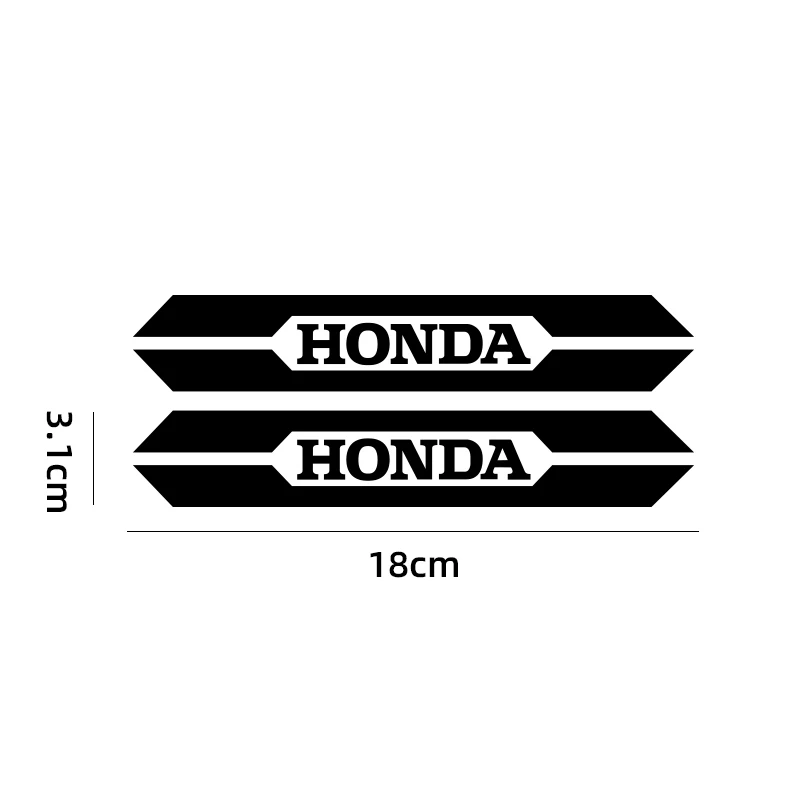 2PCS For Honda CBR1000RR CBR600RR CBR650R CB1000R CB1100 CB650F CBR400R VFR1200 motorcycle Waterproof Reflective Stickers