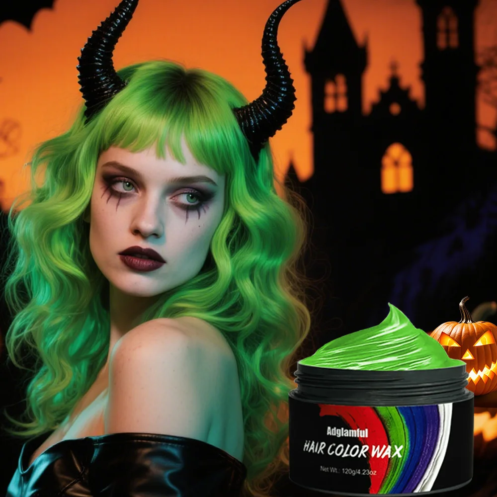 Temporary Hair Dye Styling Clay, Natural Styling Without Being Stiff, Easy to Rinse, Suitable for Daily Styling, Can Be Freely Mixed and Matched, Specifically for Theme Carnivals, Halloween Costume Parties, and Masquerade Balls