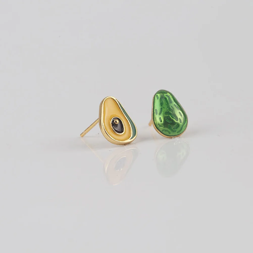

Avocado Earrings Trendy Decorative Eardrop Stud for Women Fashion Stylish Jewelry