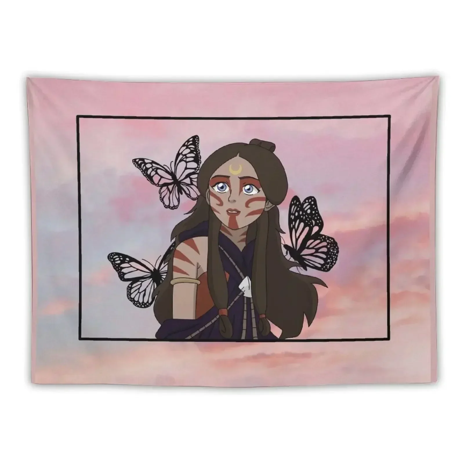 sunset katara painted lady Tapestry Home Decorations Bedroom Decorations Tapestry