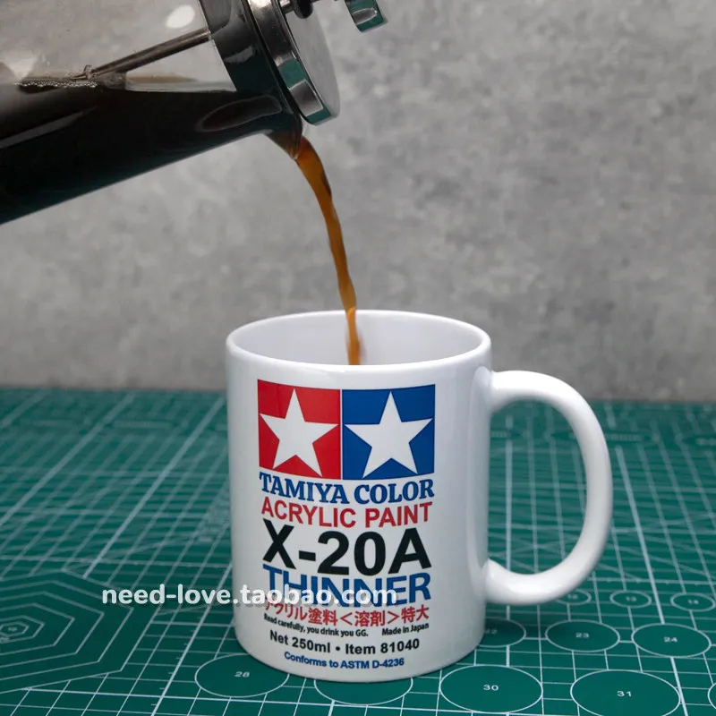 Mug Paint Thinner MRHOBBY Model Culture Ornament Assembly Office Water Cup