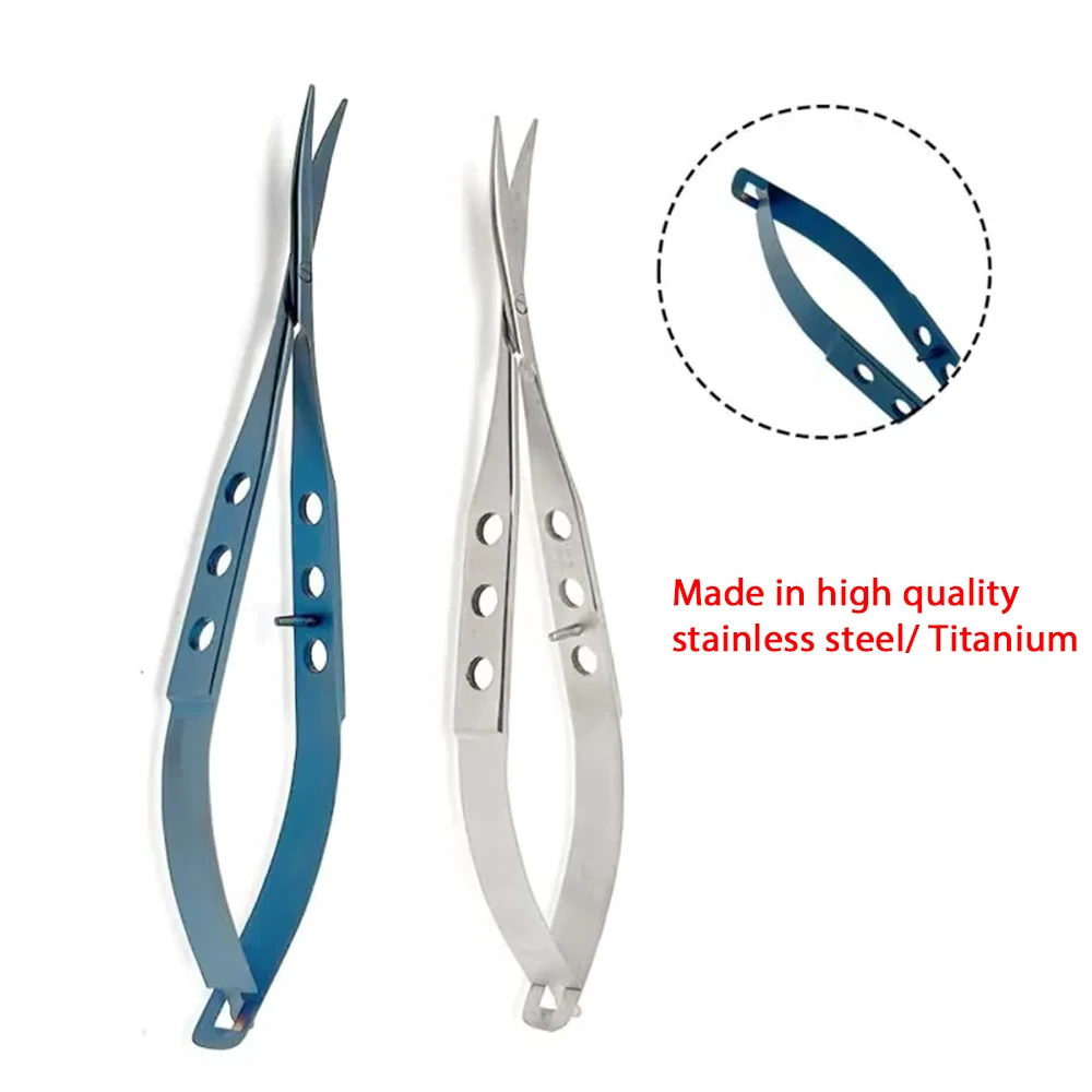 

Professional Ophthalmic Scissors Curved Blunt Tip Conjunctival Scissors Autoclavable Stainless Steel Eye Surgery Instrument