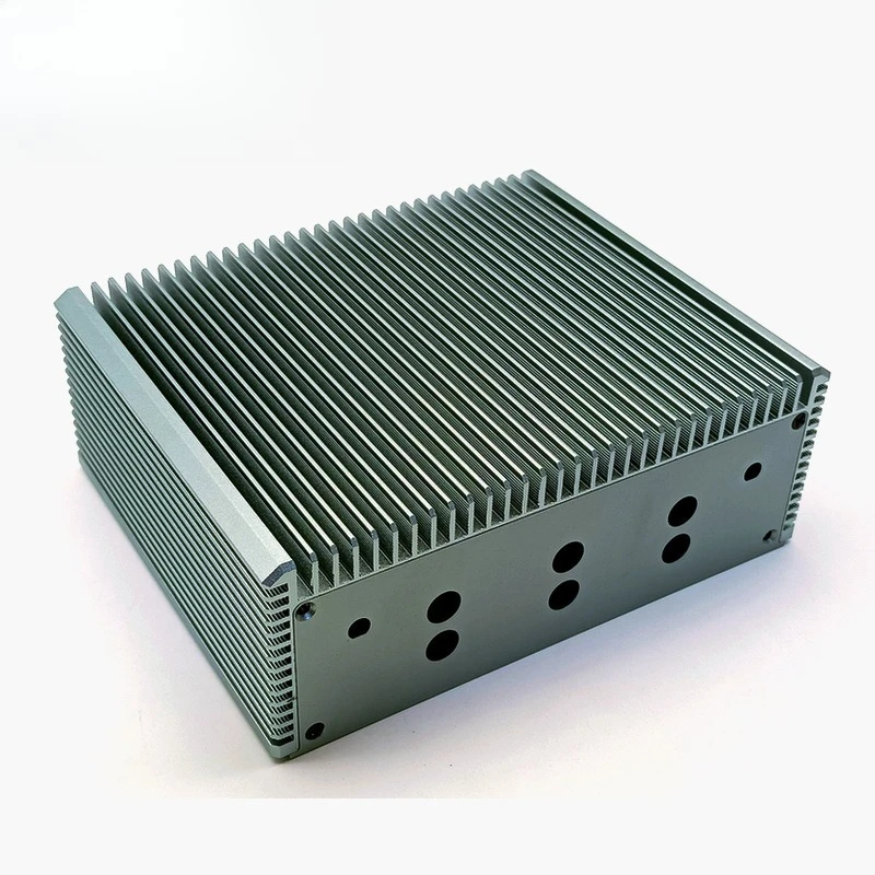 180*66mm CNC Aluminum Profile Shell Fanless Mini Controller Housing Heat Dissipation PC Outer Case
