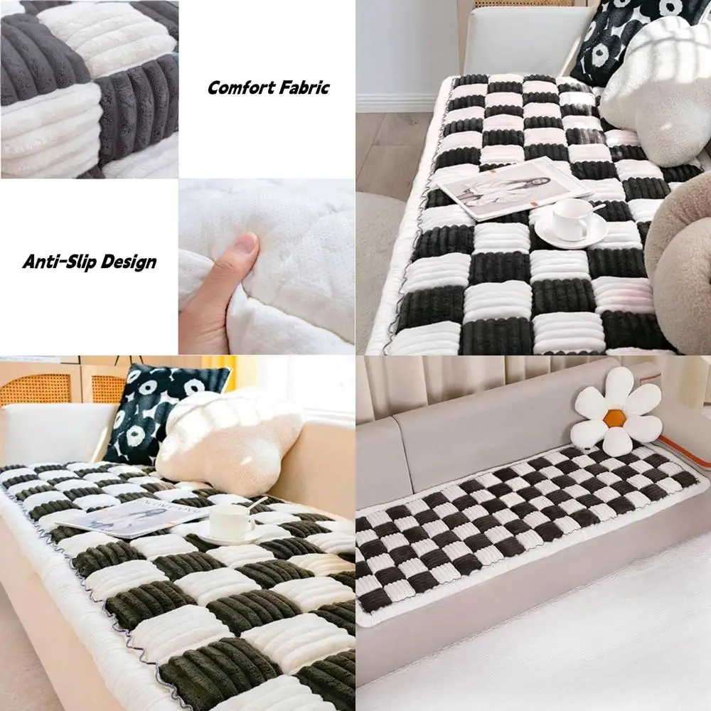 

Large Black Pet Sofa Cover, Washable & Anti-Slip, Suitable for Dogs, 70x210 cm