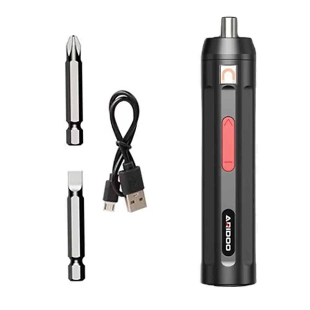 

Ergonomic ‎Electric Screwdriver Portable USB Charge Cordless Screwdriver with LED Light Wireless Power Drill Household
