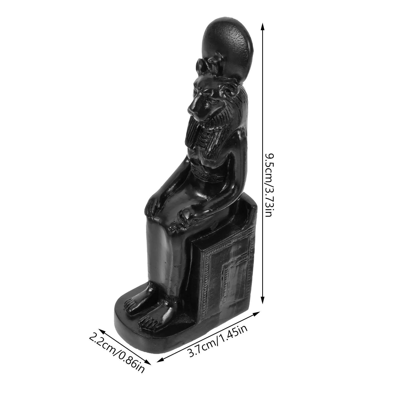 Decorations Sphinx Egyptian Gifts Office Home Decordesk Statue Tabletop Ornament Resin Artware Black Desktop